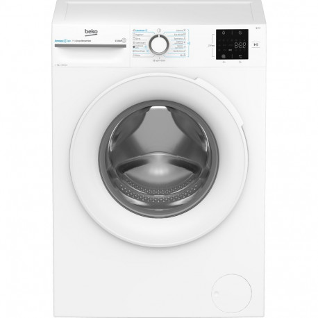 BEKO Washing machine BM3WFSU37013WW, 7 kg, Energy class A, 49.6 cm, 1000 rpm, Inverter motor, Steam