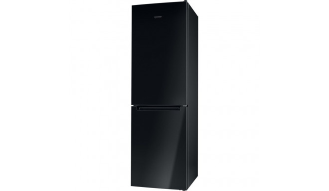 INDESIT Refrigerator LI8 S2E K, Energy class E (old A++), height 189cm, Black color