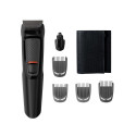 Philips Multigroom series 3000 6-in-1, Face MG3710/15 6 tools Self-sharpening steel blades Up to 60 
