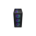 Case|ENDORFY|Arx 500 ARGB|MidiTower|Case product features Transparent panel|Not included|ATX|MicroAT