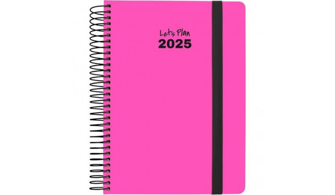 Diary Grafoplas NEON Fuchsia A5 14,8 x 21 cm 2025