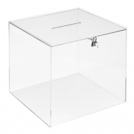 Urn Archivo 2000 Transparent 30 x 30 x 30 cm