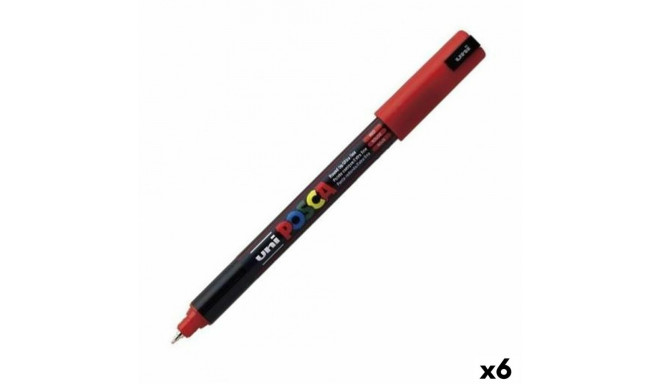 Marker POSCA PC-1MR Punane (6 Ühikut)