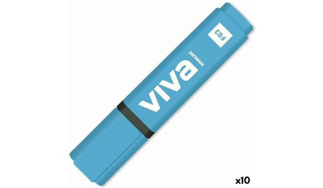 Fluorestseeruv Marker Molin Viva Sinine (10 Ühikut)