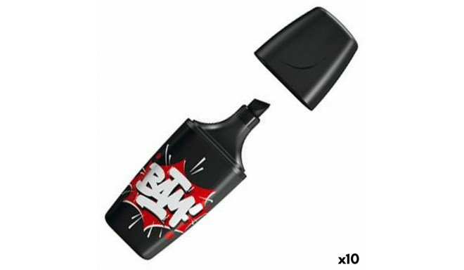 Marker Stabilo BOSS MINI BAM Must 10 Tükid, osad