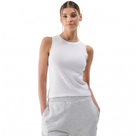 Koszulka damska 4F F132 biała 4FWMM00TSLEF132 10S XL