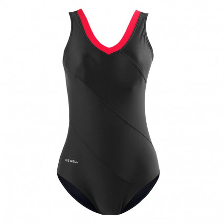 Crowell naiste ujumistrikoo Angie kol.01 46, must-punane