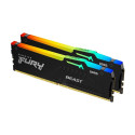 Kingston RAM 16GB 5600MHz DDR5 CL40 DIMM Kit of 2 Fury Beast RGB