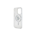 Karl Lagerfeld case for iPhone 15 Pro 6,1" KLHMP15LHGKCNOT transparent HC Magsafe IML KC Glitter