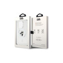 Karl Lagerfeld case for iPhone 15 Pro 6,1" KLHMP15LHGKCNOT transparent HC Magsafe IML KC Glitter