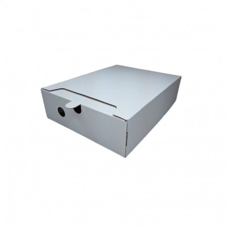 Archive box 235x120x315mm white CISTA