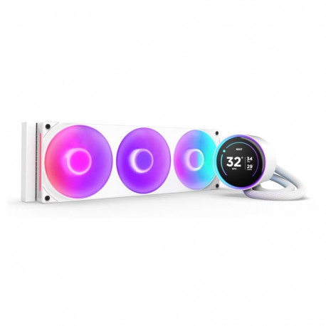 NZXT protsessori vesijahuti Kraken Elite 360 RGB 12cm, valge