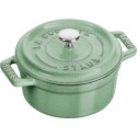 STAUB MINI COCOTTE ümmargune malmpott 250 ml, münt