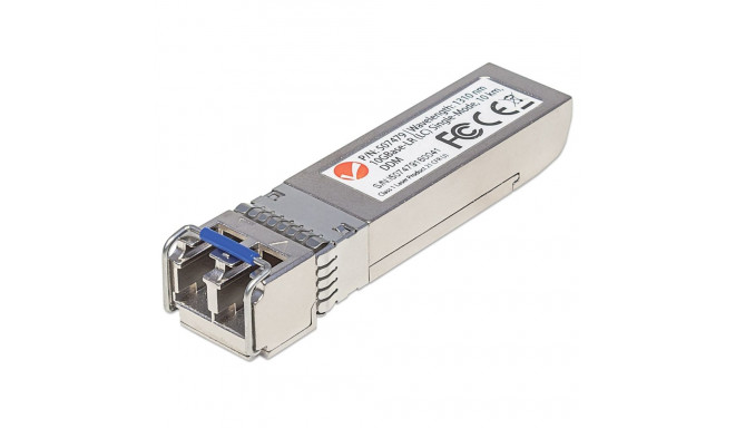 Intellinet Transceiver Module Optical, 10 Gigabit Fiber SFP+, 10GBase-LR (LC) Single-Mode Port, 10km