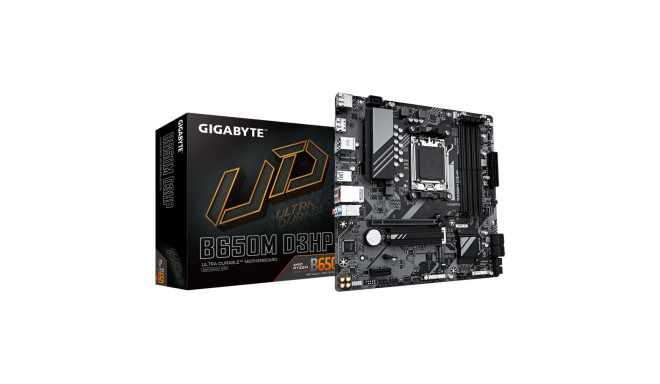 Gigabyte emaplaat B650M D3HP AMD Ryzen 9000 Series protsessorid 5+2+2 Phases VRM kuni 7600MHz DDR5 (