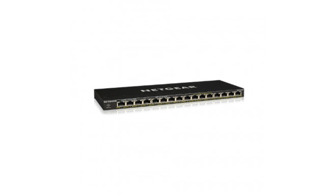 NETGEAR GS316P Unmanaged Gigabit Ethernet (10/100/1000) Power over Ethernet (PoE) Black