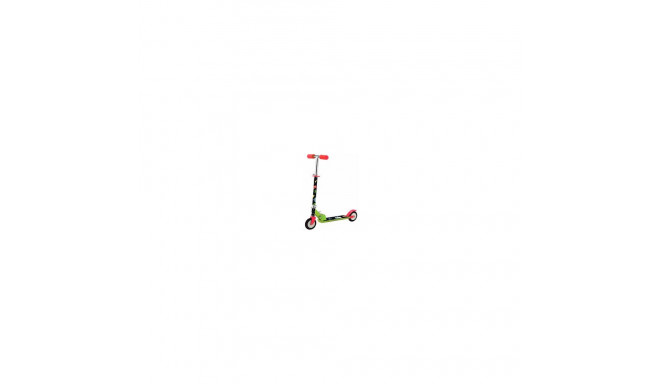 Kids scooter 12" with adjustable T-BAR "COSMOS", green|red