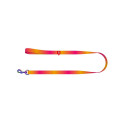 WAUDOG gradient nylon dog leash, 20mm wide, 122cm long, orange