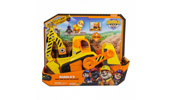 Pojazd psi patrol rubble i jego ekipa buldożer