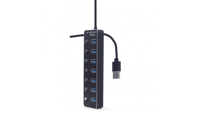 USB Hub - Gembird Uhb-u3p7p-01 7-port USB 3.1 Black