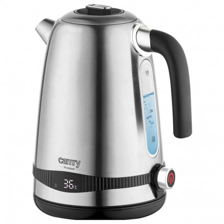 Electric Kettle - Camry Cr 1291 1.7l Stainless Steel 2200w