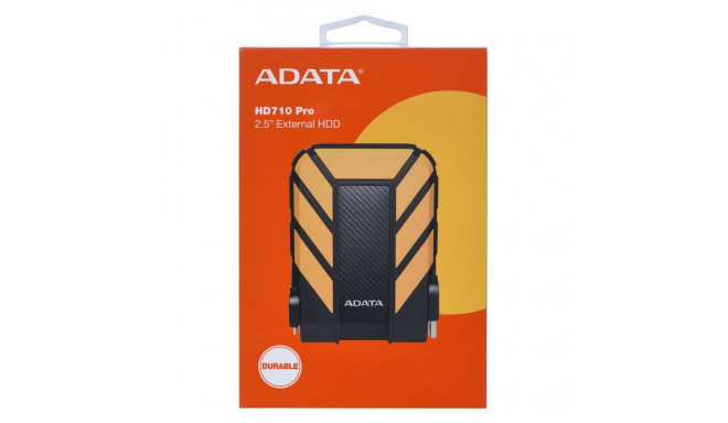 External Hard Drive - ADATA HD710 Pro 1TB USB 3.2 Gen 1 Shockproof Waterproof Black, Yellow