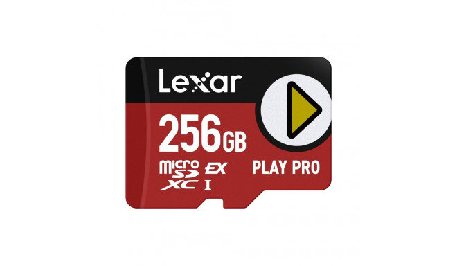 Lexar microSDXC Express PLAY Pro Express 7.1, R900/W600 C10 U3 UHS-I (V30) 256GB