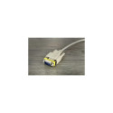 Renkforce SP-8821968 cable gender changer D-Sub Silver, Yellow