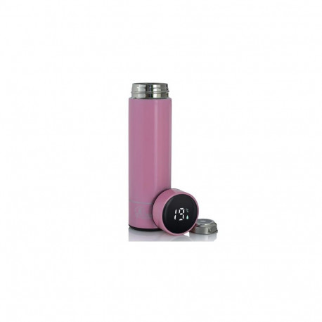 Extralink Thermal mug Smart Travel Mug Pink with LED display