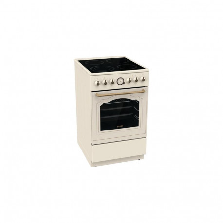Gorenje GECS5B70CLI cooker Freestanding cooker Electric Ceramic Ivory