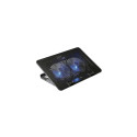 Evolveo A101 laptop cooling pad 43.2 cm (17&quot;) 1500 RPM Black