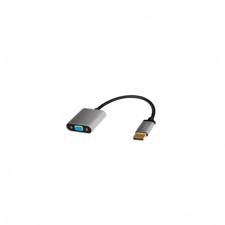 LogiLink CDA0109 cable gender changer DisplayPort VGA Black, Grey
