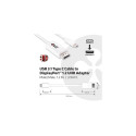 CLUB3D USB 3.1 Type C Cable to DisplayPort 1.2 UHD Adapter