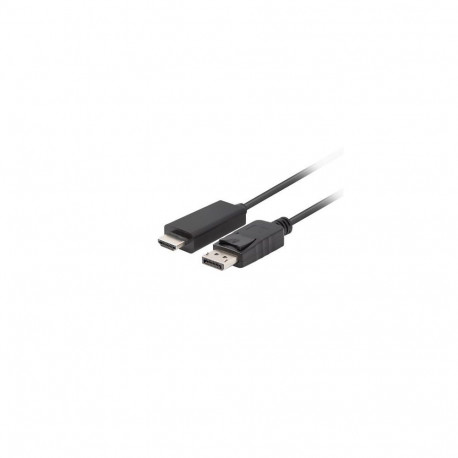 Lanberg CA-DPHD-11CC-0018-BK cable gender changer DisplayPort HDMI Black
