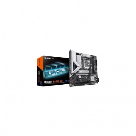 GIGABYTE B860M EAGLE V2 Motherboard - Intel Core Ultra Series CPUs, 6+1+2 Phases VRM, up to 9066MHz 