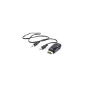 Gembird A-HDMI-VGA-02 cable gender changer VGA (D-Sub) Black