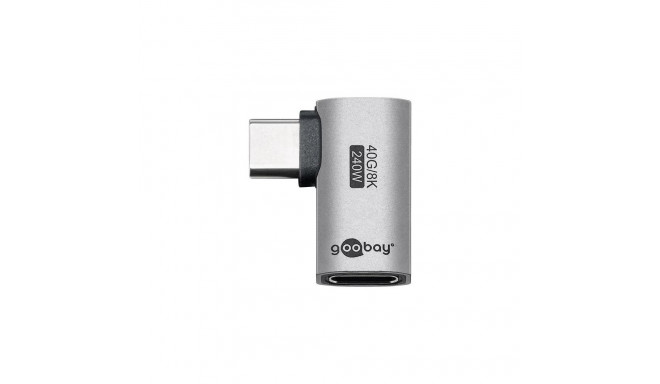 Goobay 74441 cable gender changer USB-C Silver