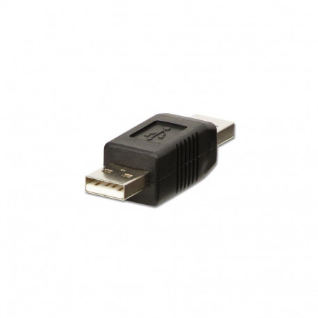 Lindy USB Adapter, USB A Male to A Male Gender Changer