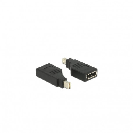 DeLOCK 65626 cable gender changer Mini DisplayPort DisplayPort Black
