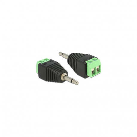 DeLOCK 65528 cable gender changer 3.5mm Black, Green, Silver