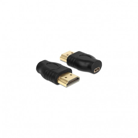 DeLOCK 65507 cable gender changer HDMI A micro HDMI D Black