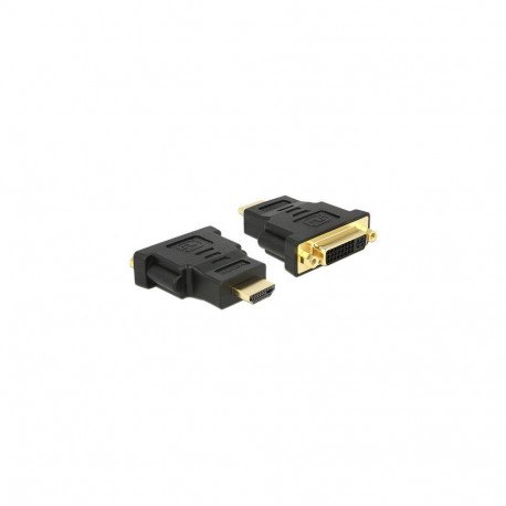 DeLOCK 65467 cable gender changer HDMI DVI 24+5 Black
