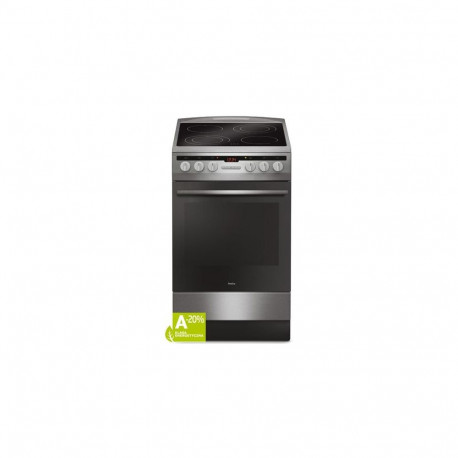 Amica 57CE3.315HTaQ(Xx) Freestanding cooker Electric Ceramic Stainless steel