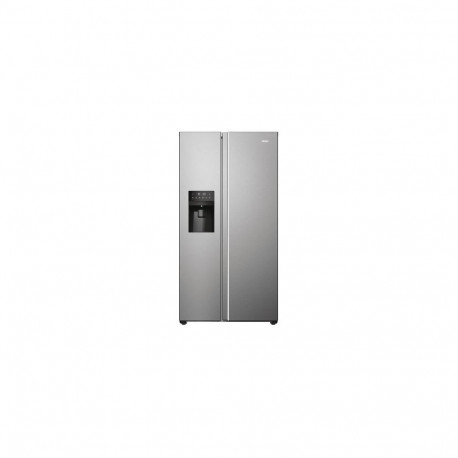 Haier SBS 90 Serie 5 HSR5918DIMP side-by-side refrigerator Freestanding 511 L D Platinum, Stainless