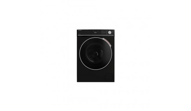 Sharp ES-NFH714CBNA-DE washing machine Front-load 7 kg 1400 RPM Black