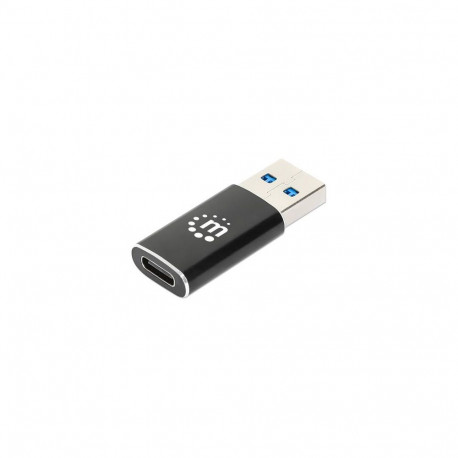 Manhattan USB-C to USB-A Adapter, Female to Male, 10 Gbps (USB 3.2 Gen2 aka USB 3.1), SuperSpeed+ US
