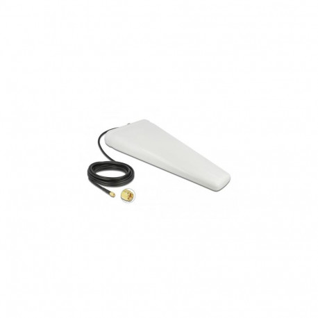 DeLOCK LTE Antenna SMA plug 9 - 11 dB directional with connection cable (RG-58, 5 m) white outdoor