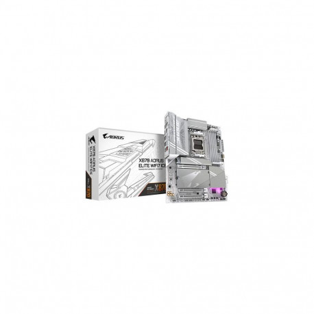 GIGABYTE X870 AORUS ELITE WIFI7 ICE Motherboard - Supports AMD Ryzen 9000 CPUs, 16+2+2 Phases Digita