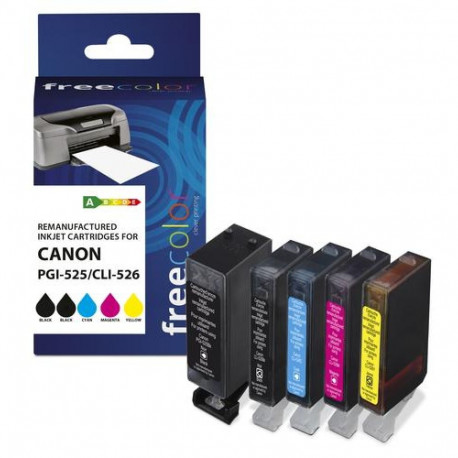 Freecolor K10269F7 ink cartridge 5 pc(s) Compatible Black, Cyan, Magenta, Yellow