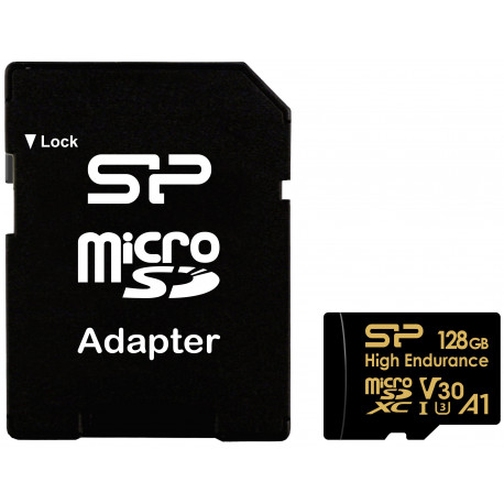 Silicon Power memory card microSDXC 128GB High Endurance + adapter (opened package)